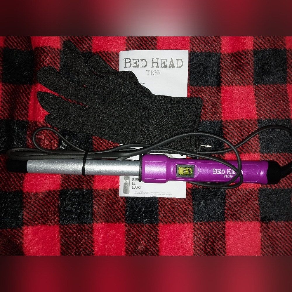 Bed Head TIGI Purple Curling Wand with Glove